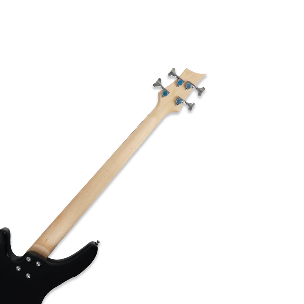 Black Full Size 24 Fret 4 String PJ Electric Bass Guitar L637916