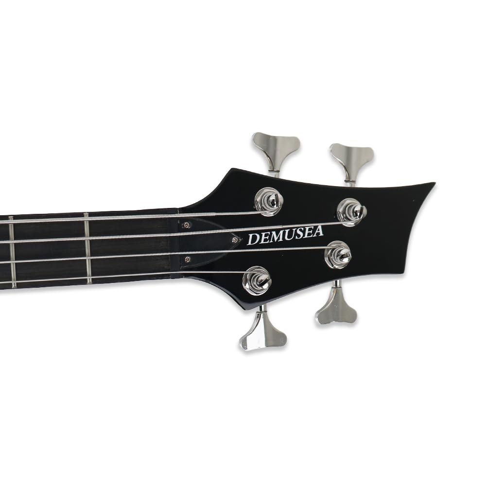 Black Full Size 24 Fret 4 String PJ Electric Bass Guitar L637916