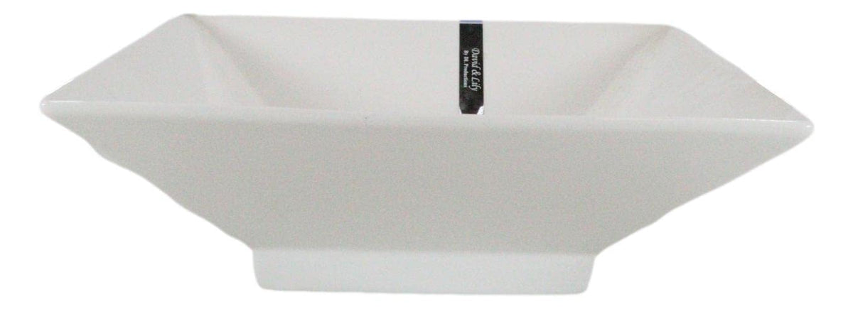 Porcelain Square Bowls 35oz Dishwasher And Microwave Safe W7692