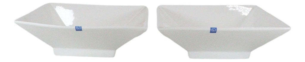 Porcelain Square Bowls 35oz Dishwasher And Microwave Safe W7692