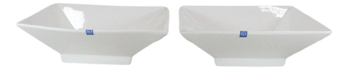 Porcelain Square Bowls 35oz Dishwasher And Microwave Safe W7692