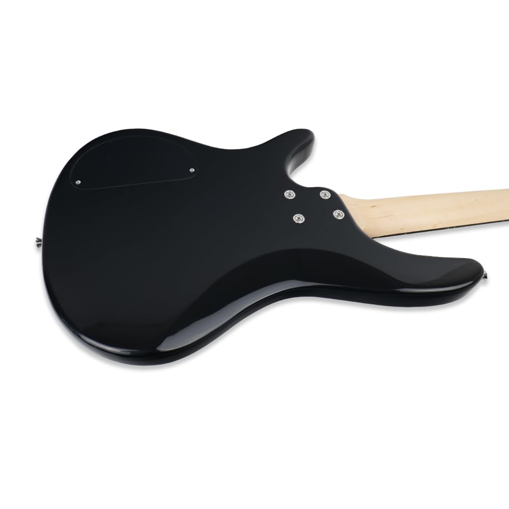 Black Full Size 24 Fret 4 String PJ Electric Bass Guitar L637916