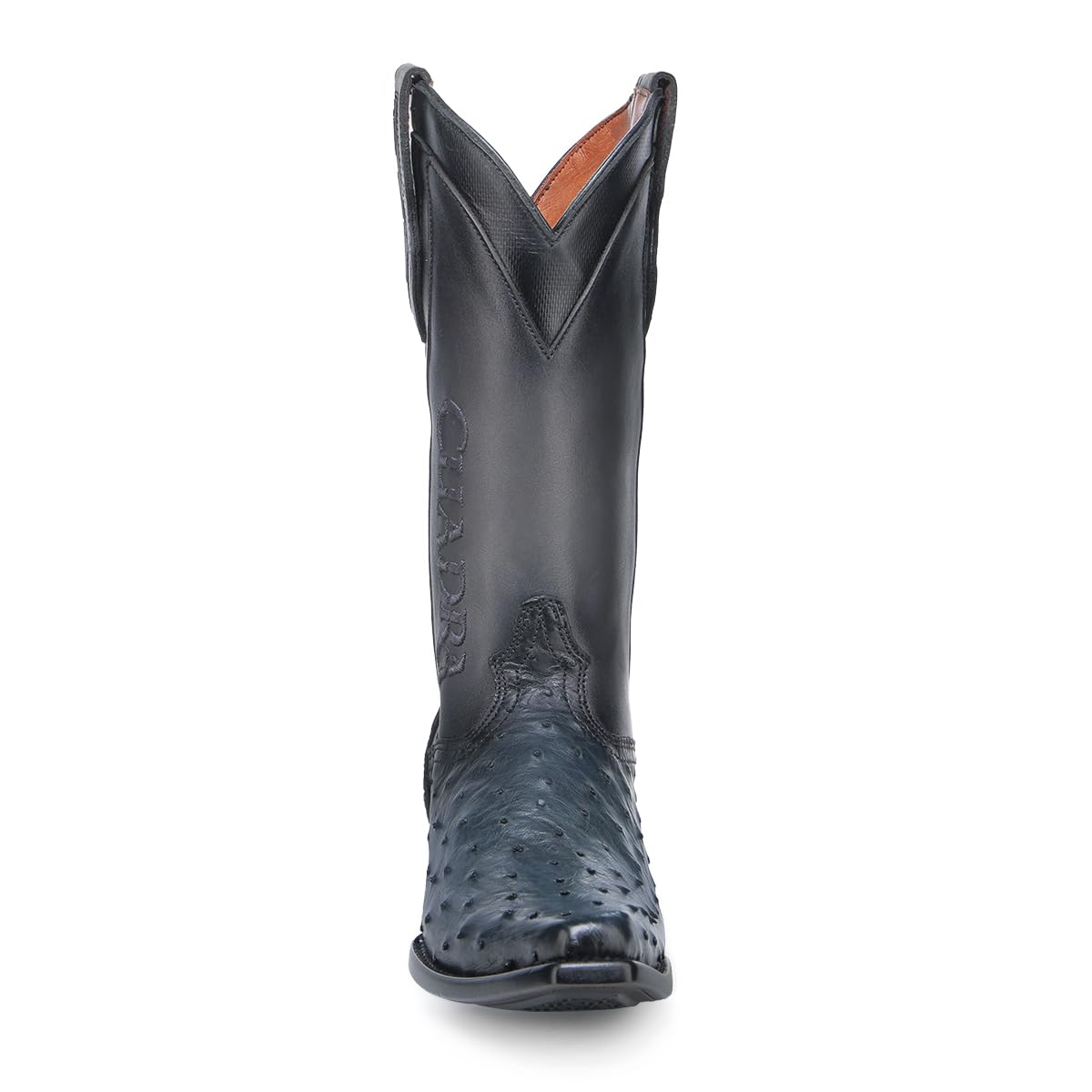 Ostrich Leather Western Boots M72238