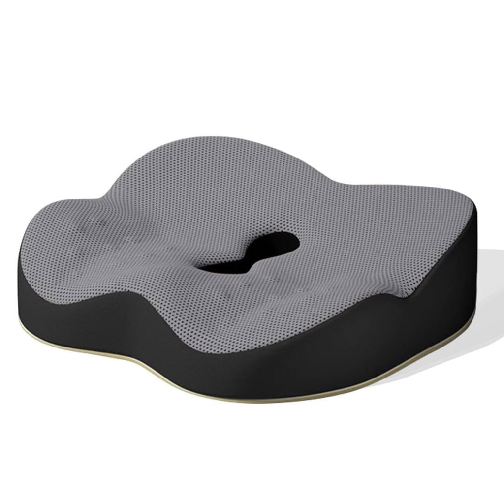 Booster Seat Cushion with Removable Washable Cover Grey C2841