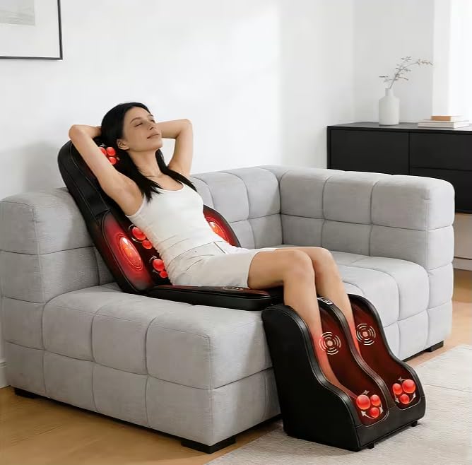 Portable Full Body Massage Mat with Heat & Vibration L3728
