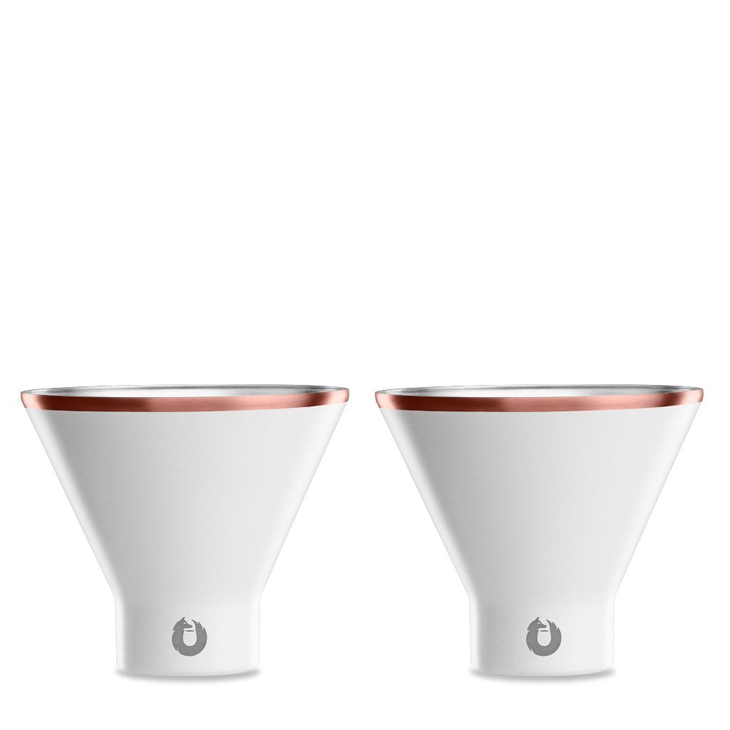 Vacuum Insulated Stainless Steel Martini Glass Set of 2, 8 oz R770