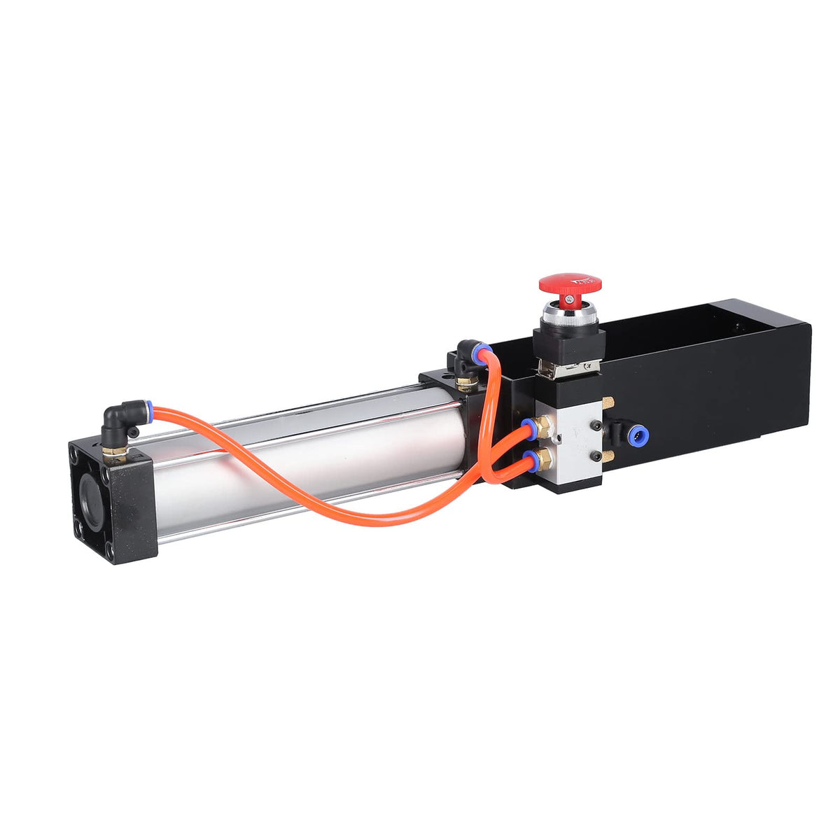 Pneumatic Can Crusher, Steel Frame, 100 Psi, 12 and 16 Oz E634848