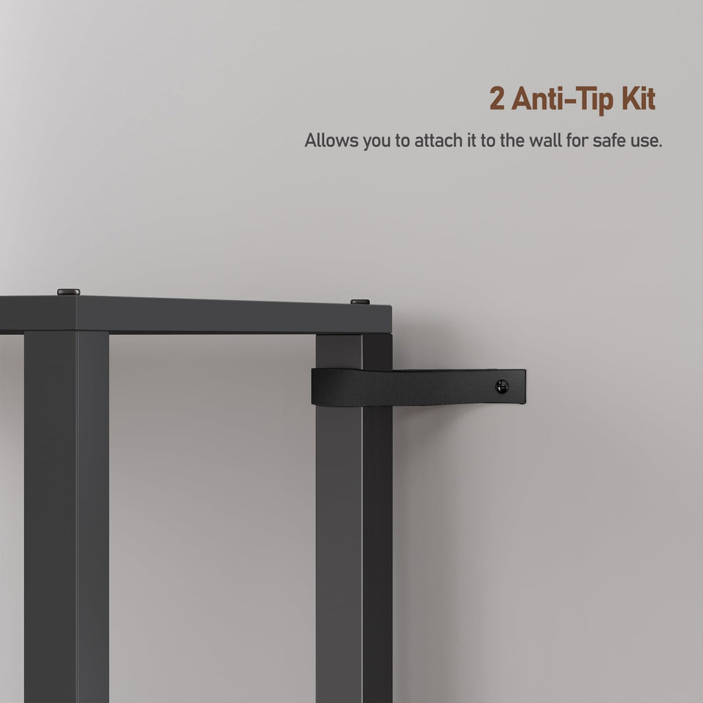 6-Tier Tall Narrow Bookshelf U735