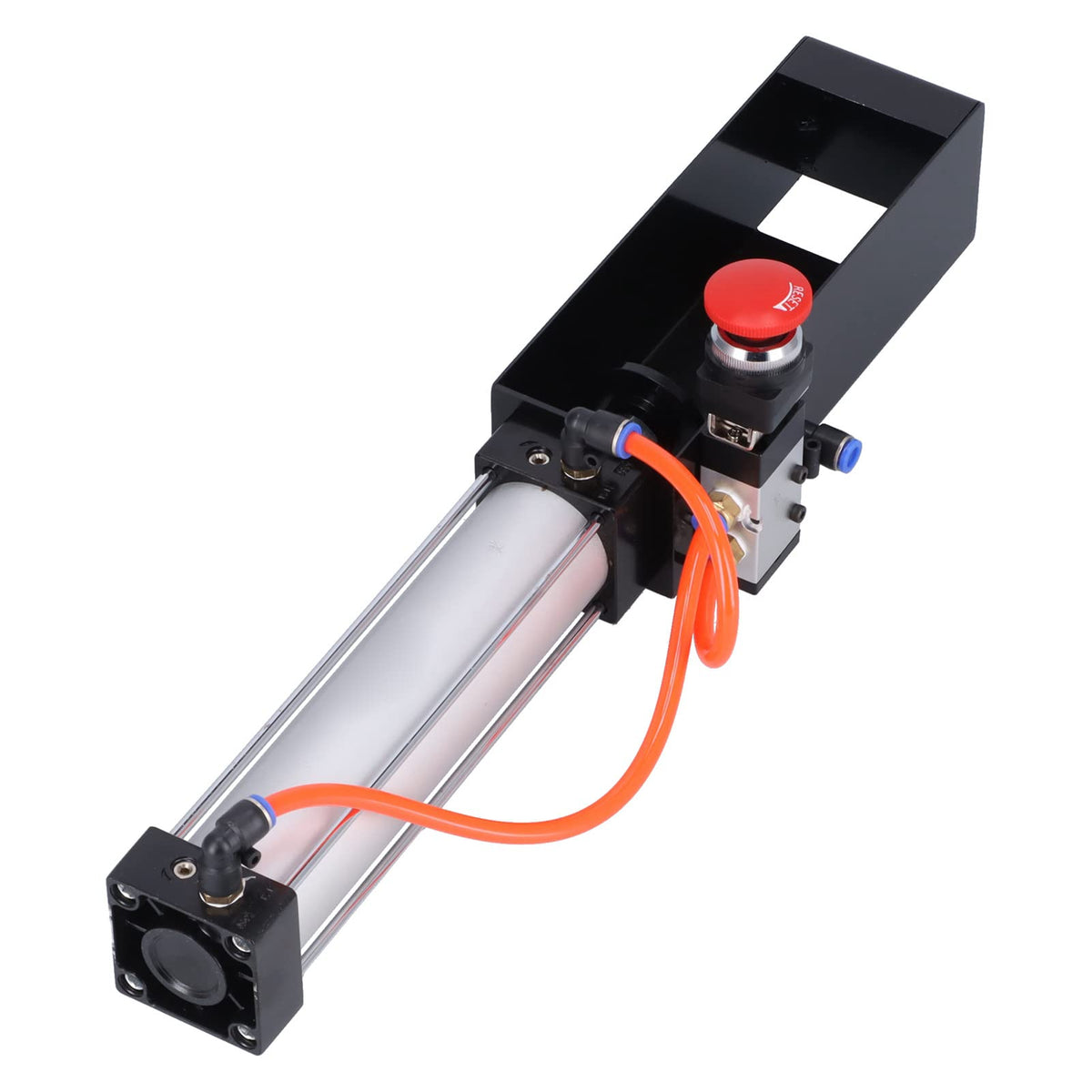 Pneumatic Can Crusher, Steel Frame, 100 Psi, 12 and 16 Oz E634848