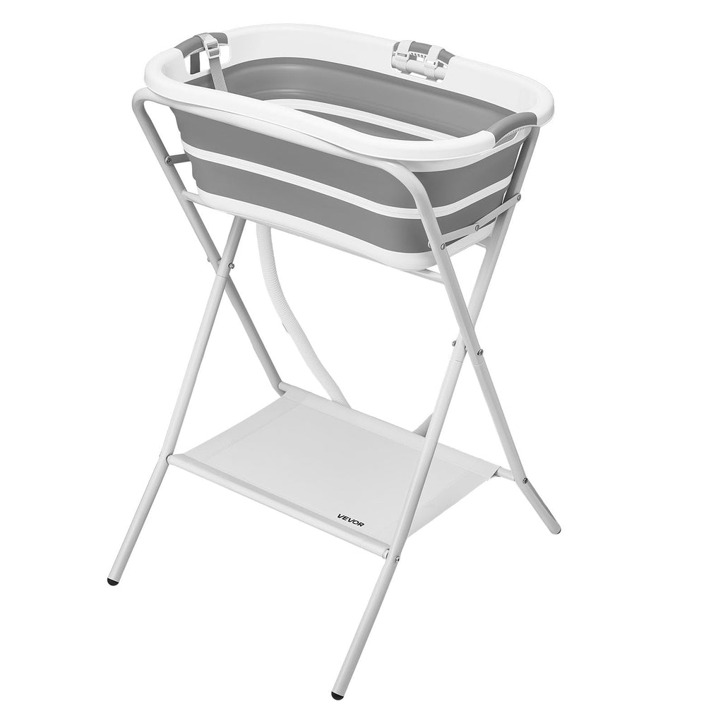 Elevated Collapsible Pet Bathtub with Drain Hose E26198