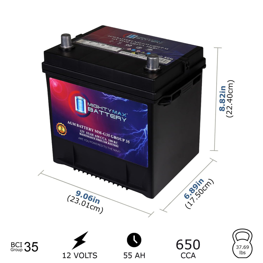 12V 55Ah AGM Replacement Battery N71226