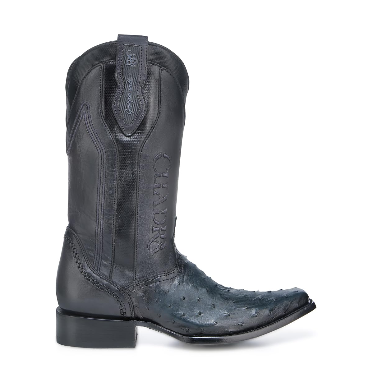 Ostrich Leather Western Boots M72238