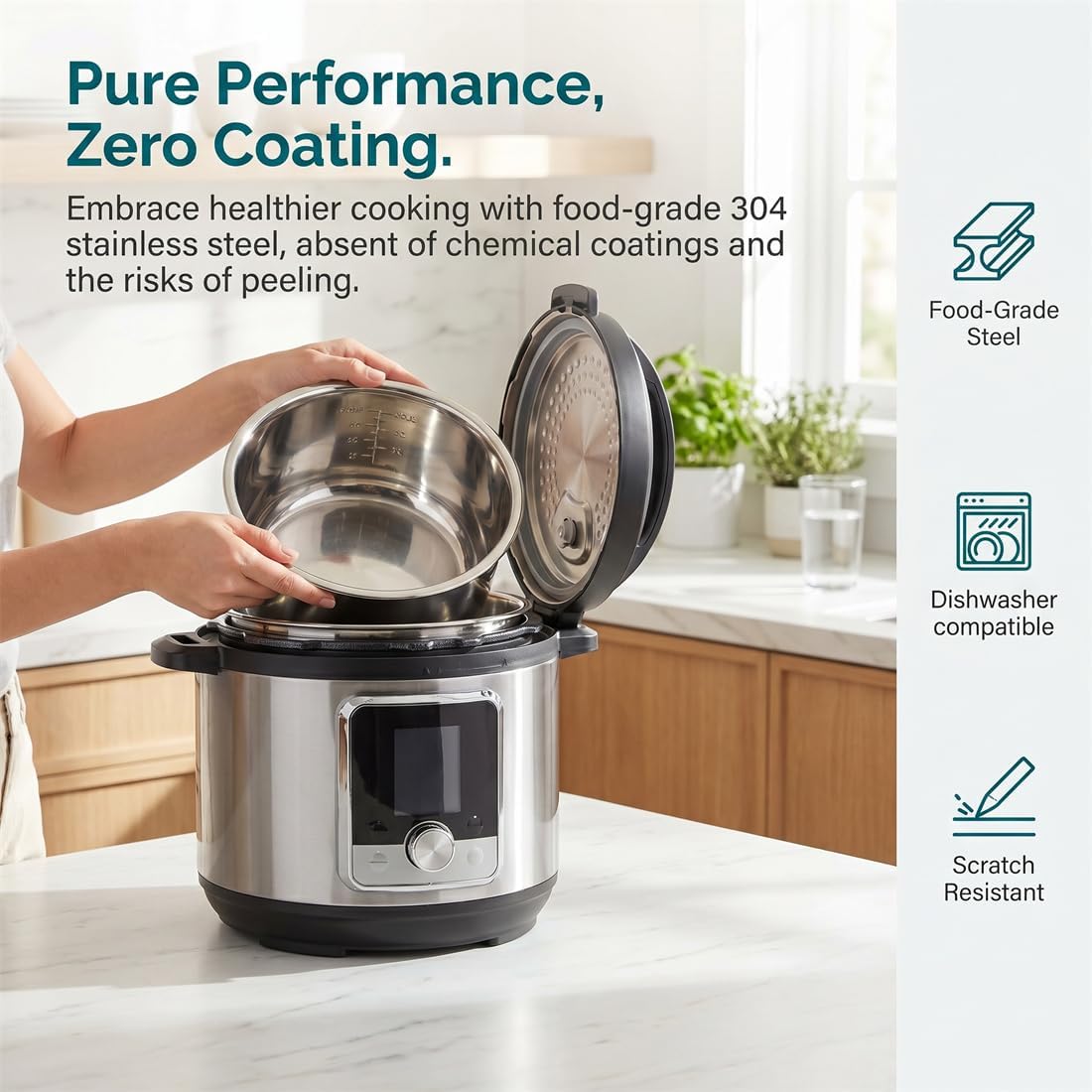 Stainless Steel 3L Rice Cooker Inner Pot Z11746