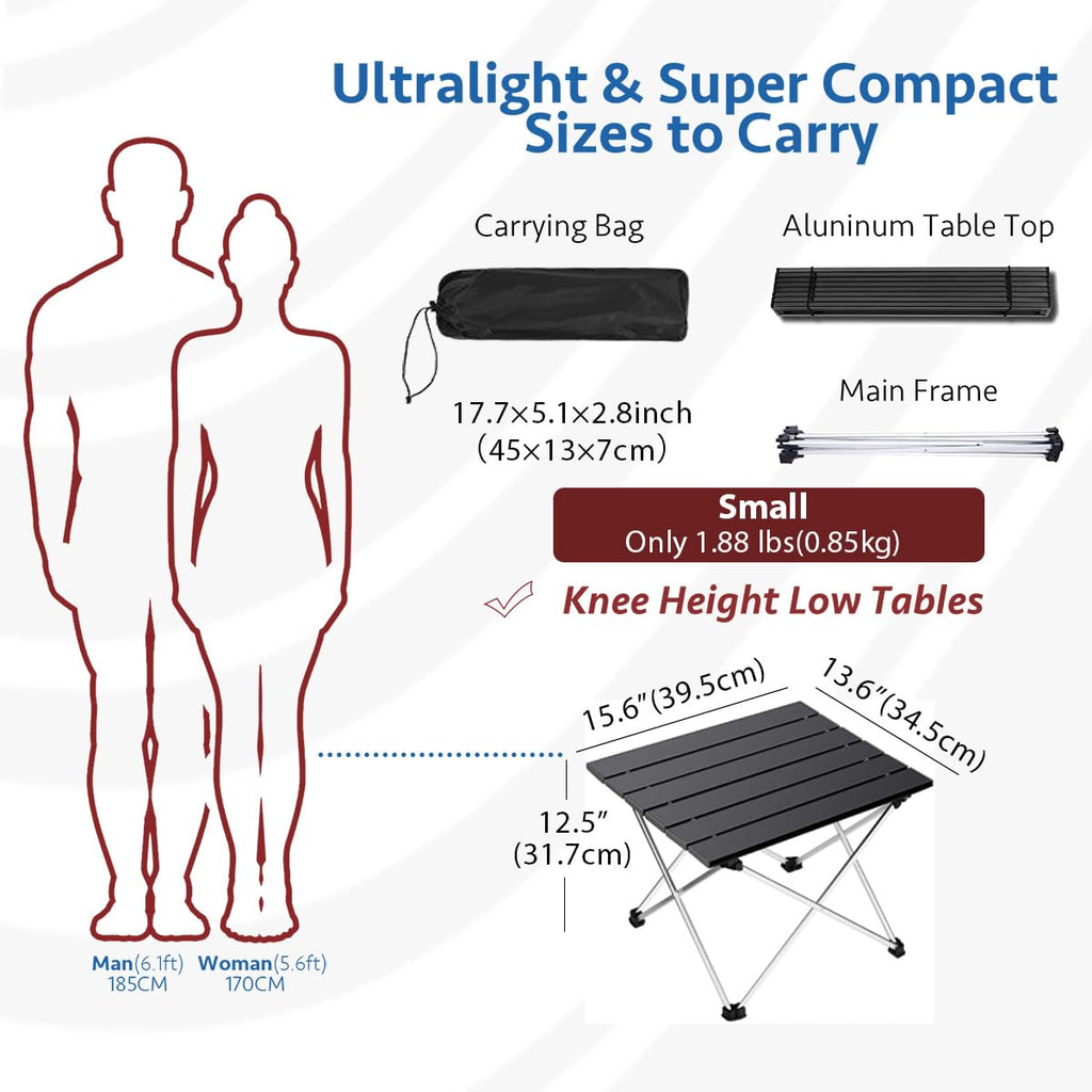 Portable Aluminum Camping Table H132