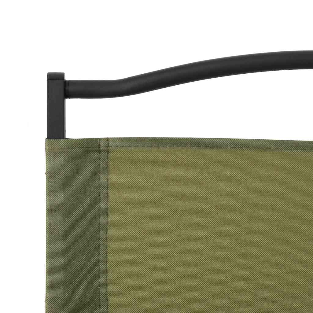 Green Oxford Fabric Folding Camping Chairs 2 Pack P88620