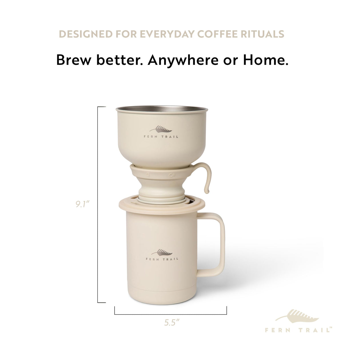 12 oz Insulated Mug with Lid and Reusable Coffee Filter H5458