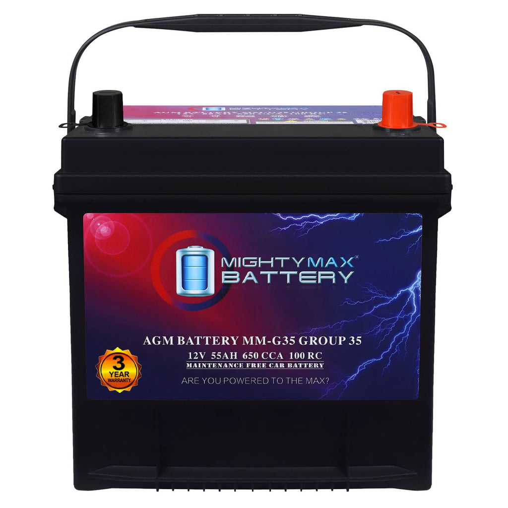 12V 55Ah AGM 650 CCA Replacement Battery V483084