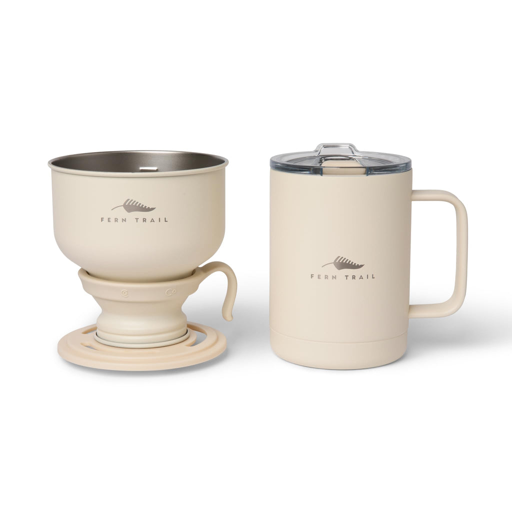 12 oz Insulated Mug with Lid and Reusable Coffee Filter H5458