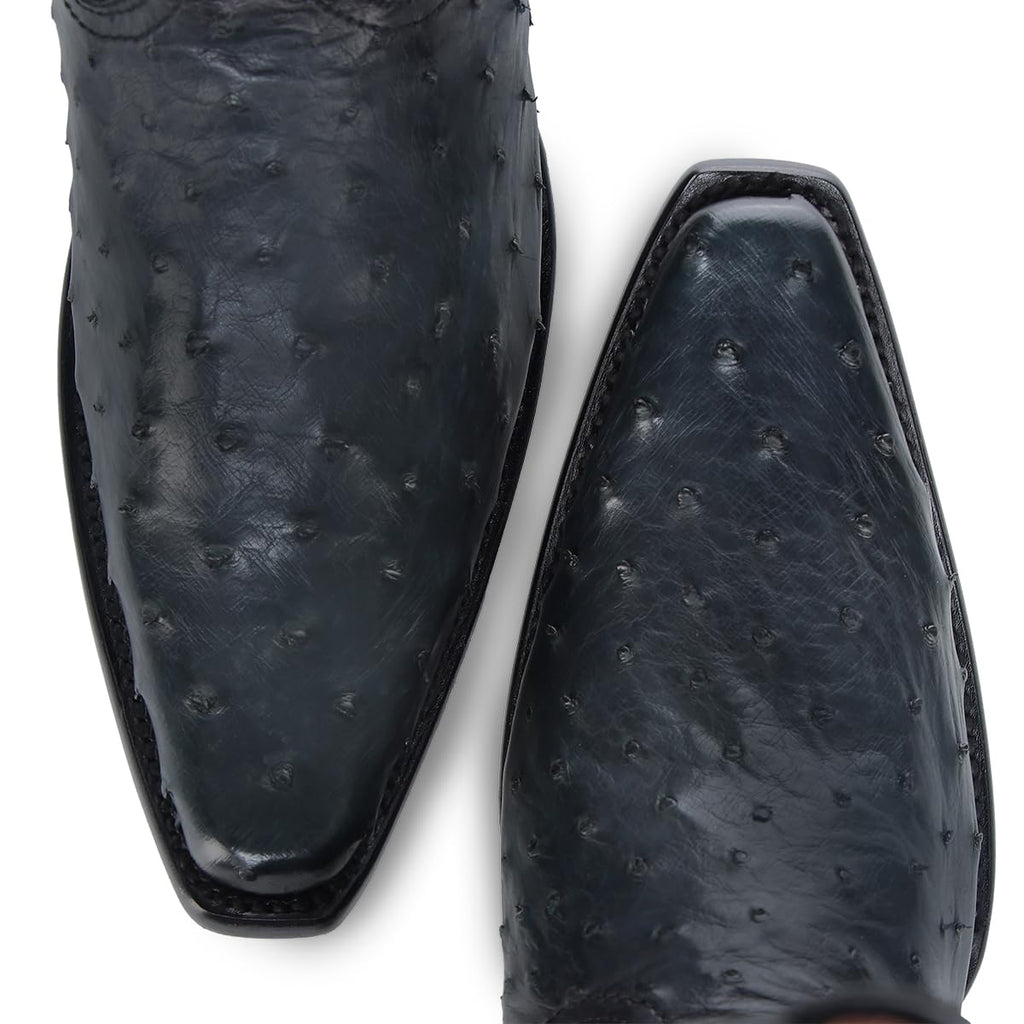 Ostrich Leather Western Boots M72238