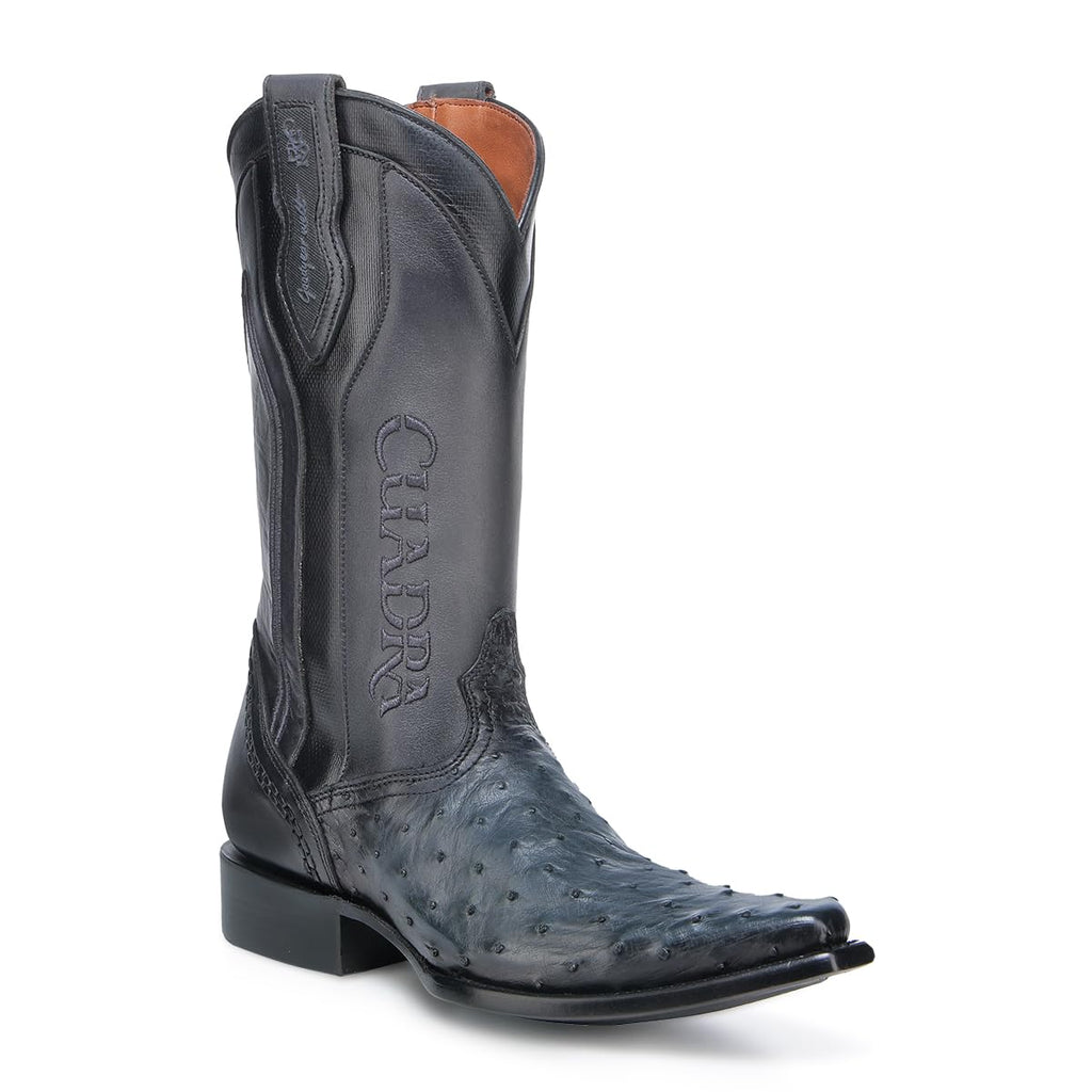 Ostrich Leather Western Boots M72238