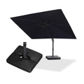 Navy Blue Cantilever Umbrella with Base T614833