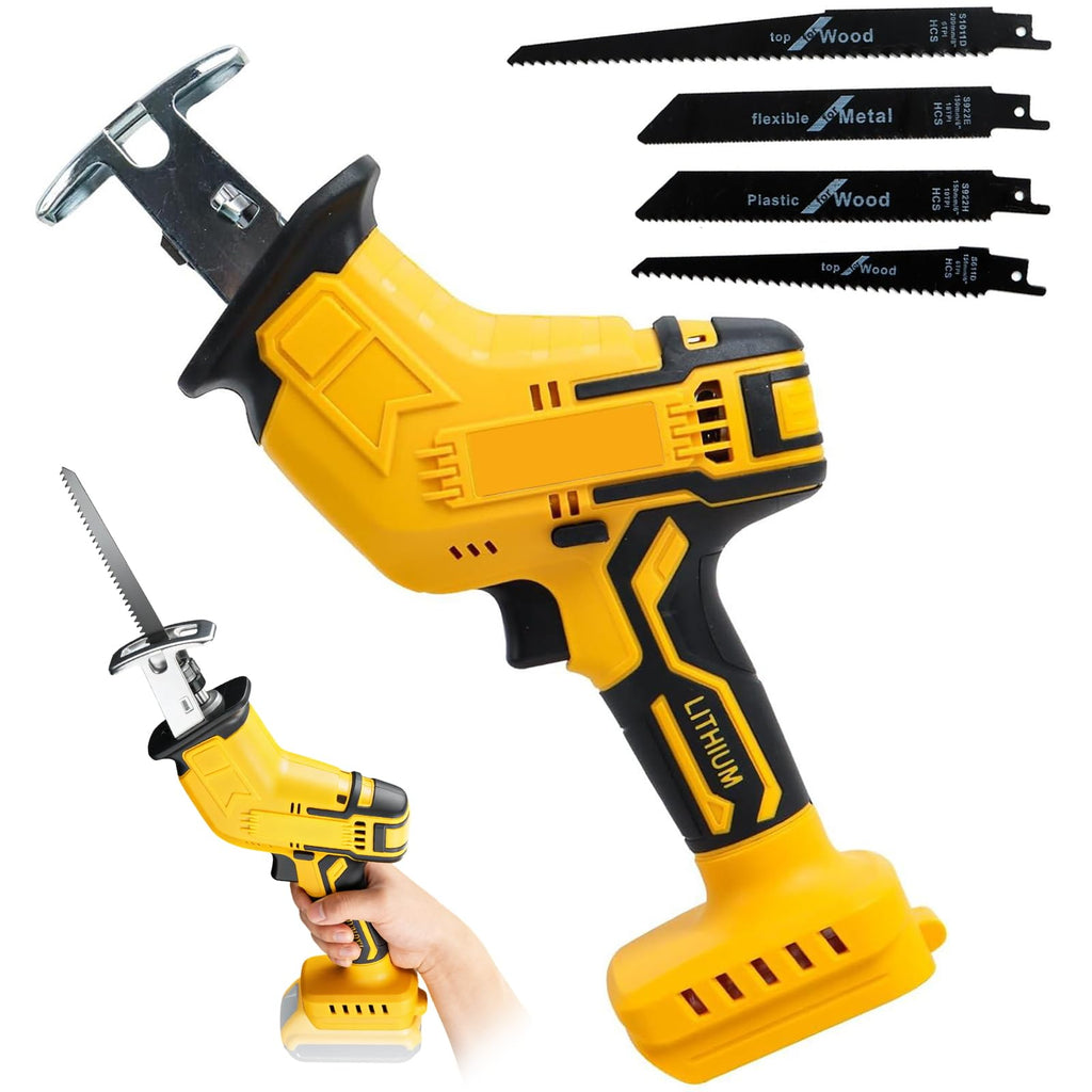 Cordless Reciprocating Saw 0-3500 SPM Variable Speed with 4 Blades C63902