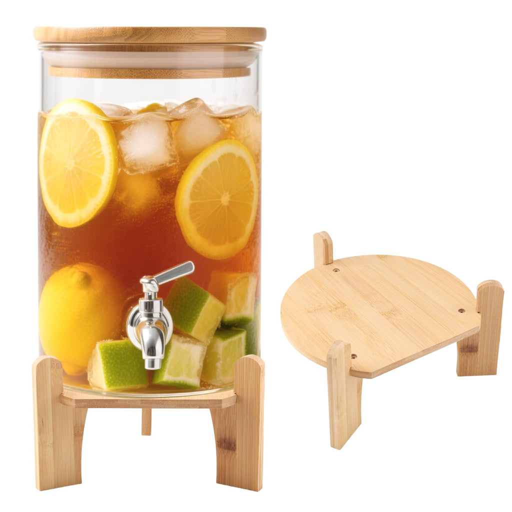 Wooden Drink Dispenser Stand and Water Jug Holder B461