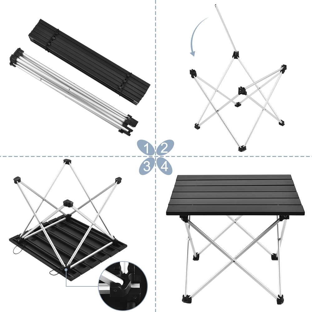 Portable Aluminum Camping Table H132