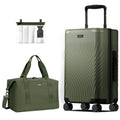 Hardside Expandable Carry On Luggage 20" Green E293