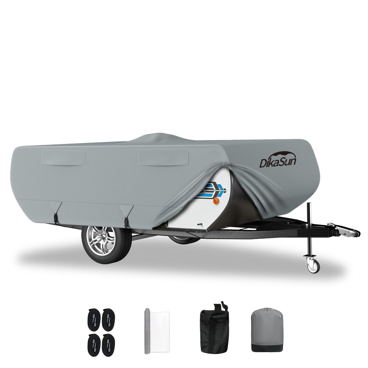 14' ~ 16' 7 Layers Waterproof Pop-up Camper Cover B449