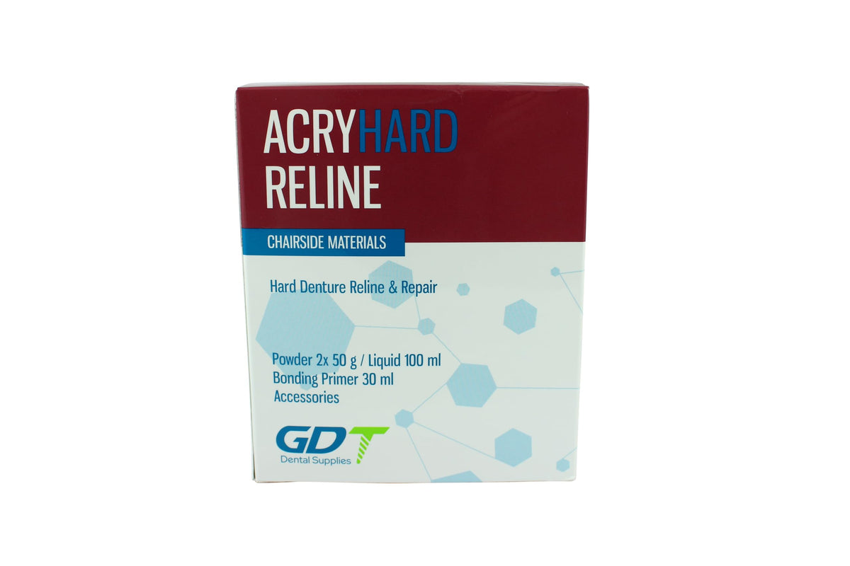 Hard Denture Reline Kit, Acrylic-Based, Self-Curing, Translucent Pink Q314092