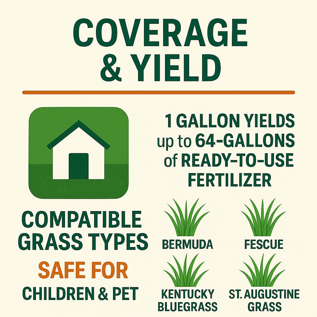 Liquid Lawn Fertilizer 1 Gallon S19796
