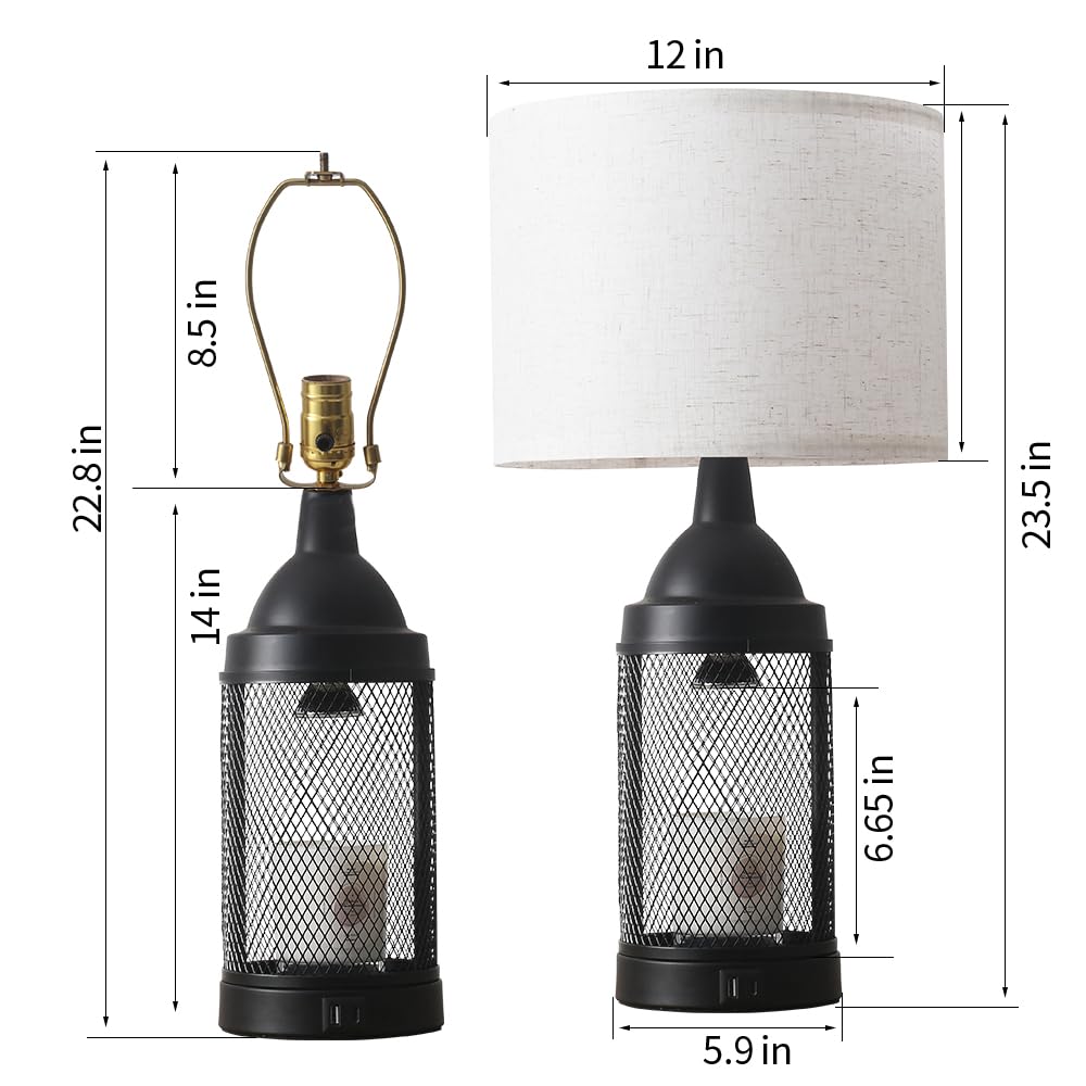 Electric Candle Warmer Lamp with 2 Bulbs S410345