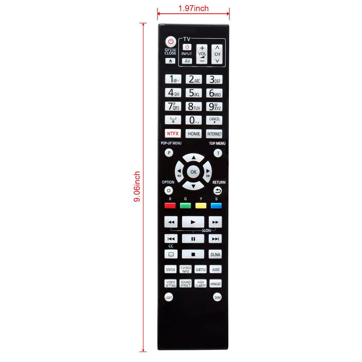 Backlight Remote Control Z661112