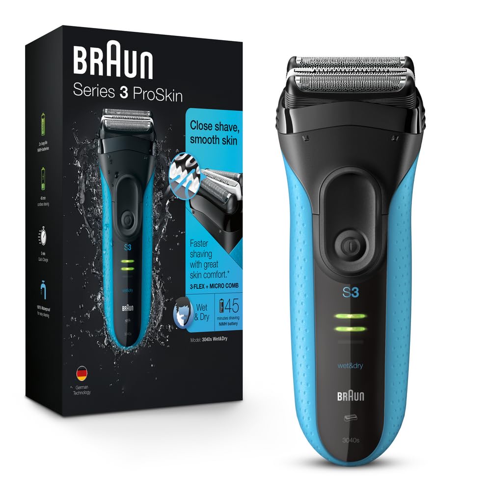 Electric Series 3 Wet & Dry Foil Shaver with Precision Trimmer D360879
