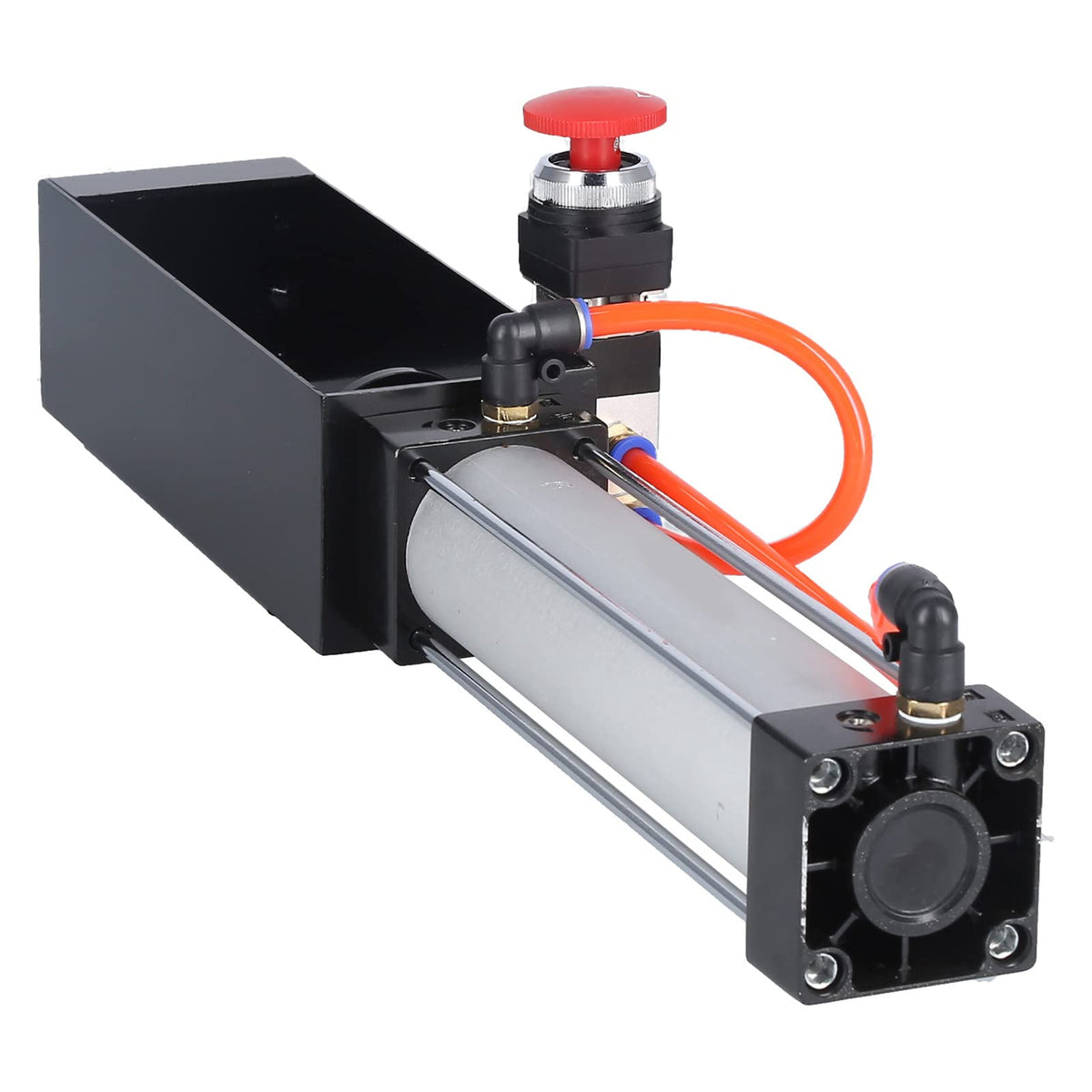 Pneumatic Can Crusher, Steel Frame, 100 Psi, 12 and 16 Oz E634848