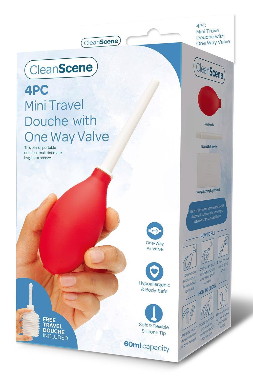 Mini Travel Douche with One Way F805323