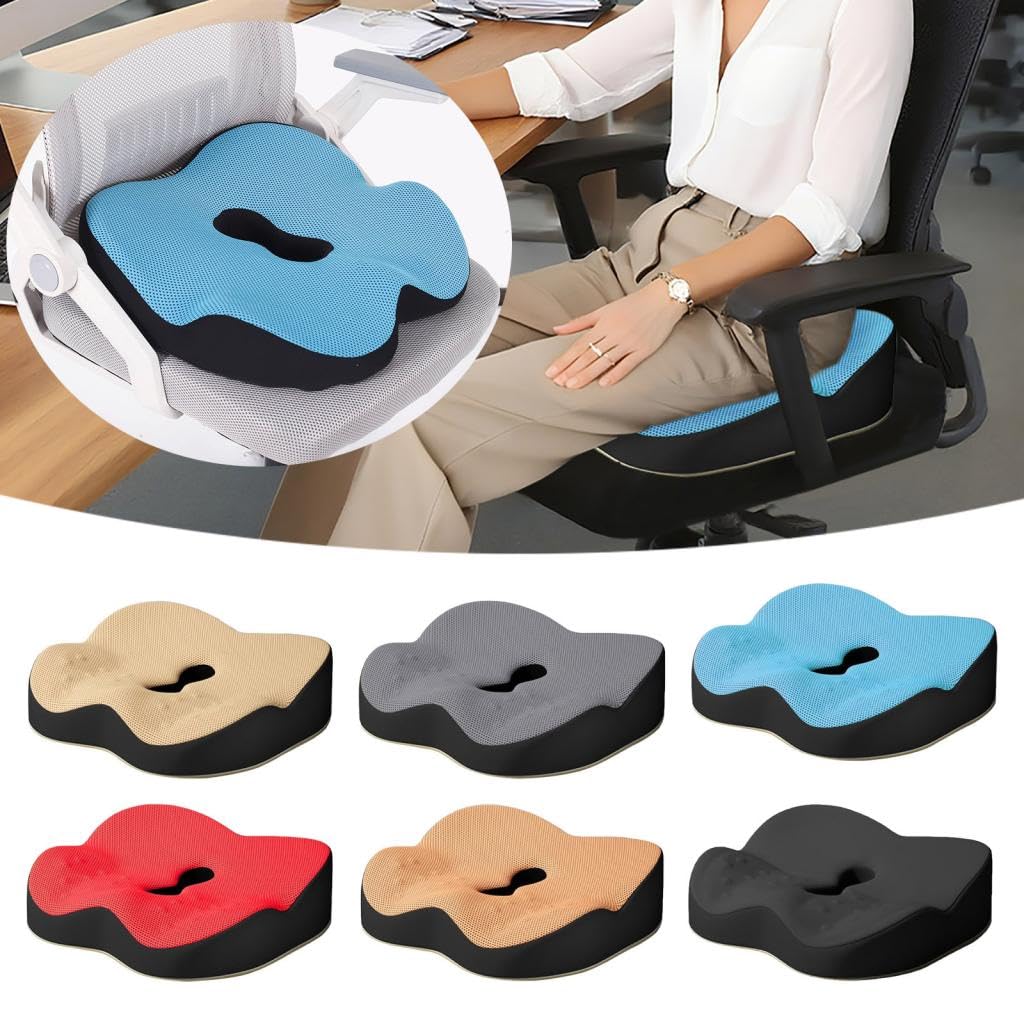 Booster Seat Cushion with Removable Washable Cover Grey C2841