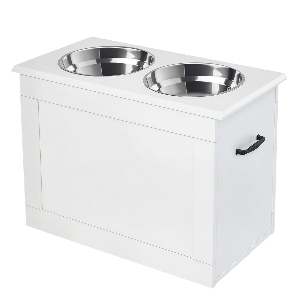 Raised Pet Feeding Storage Station Z449878