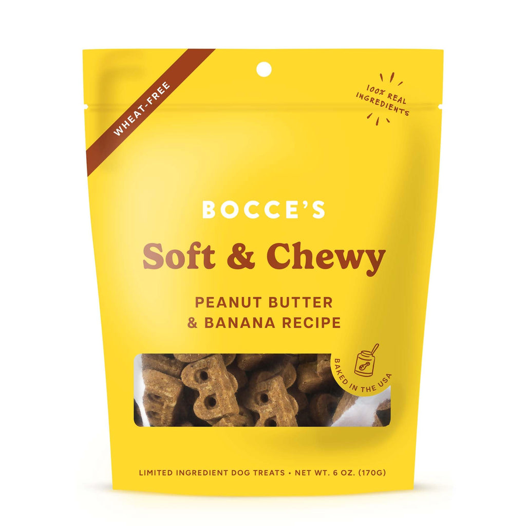 PB & Banana Flavor Soft & Chewy Dog Treats, 6 oz S50254