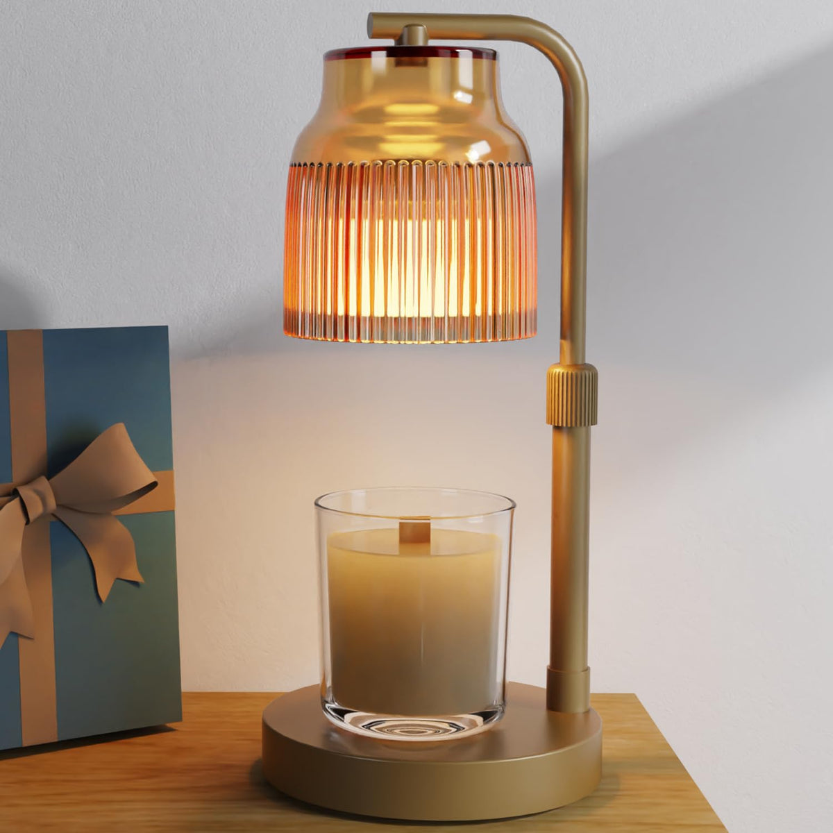 Candle Warmer Lamp with Timer Dimmer Adjustable Height J7549