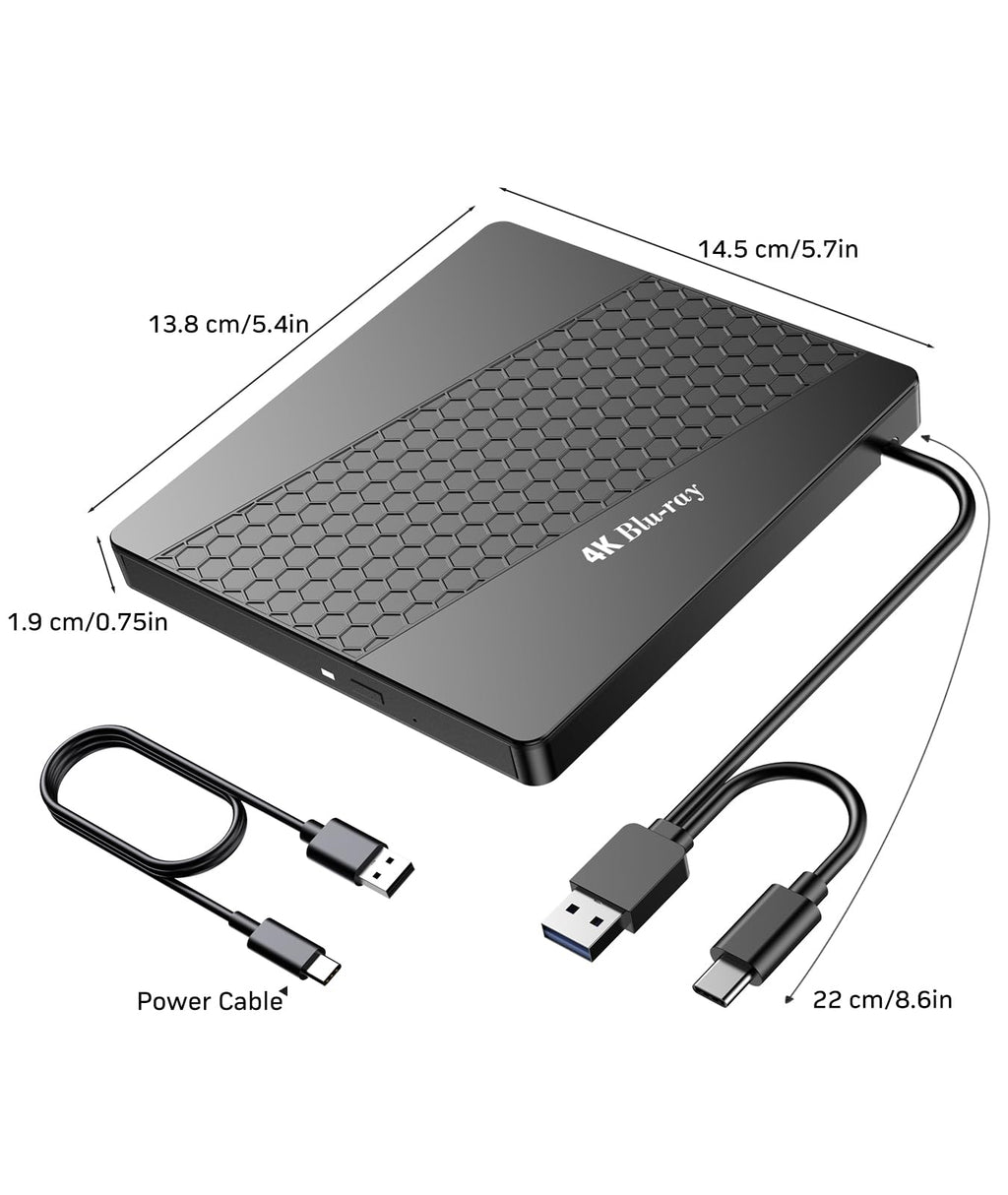 4k Blu Ray Drive with Carry Case U36182
