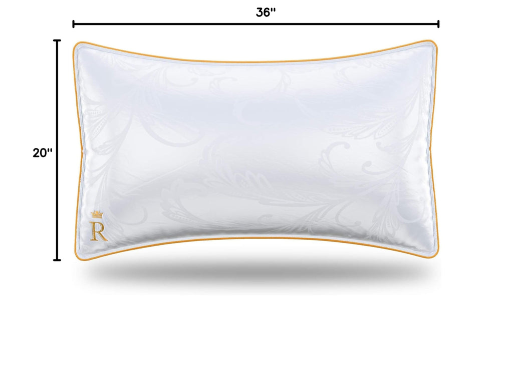 King Size Set of 2 Adjustable Cotton Bed Pillows M9599