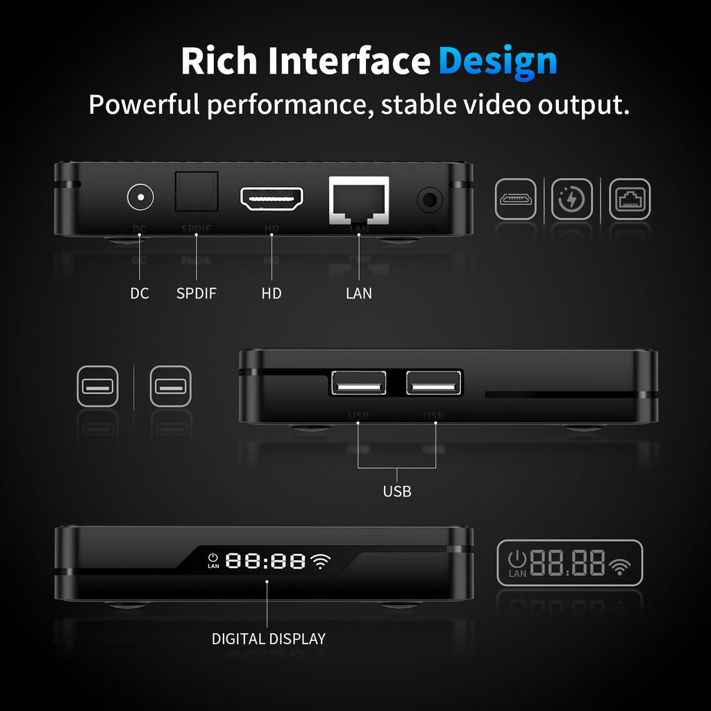 Android 14.0 TV Box 2GB RAM 16GB ROM 4K HDR10+ M468328