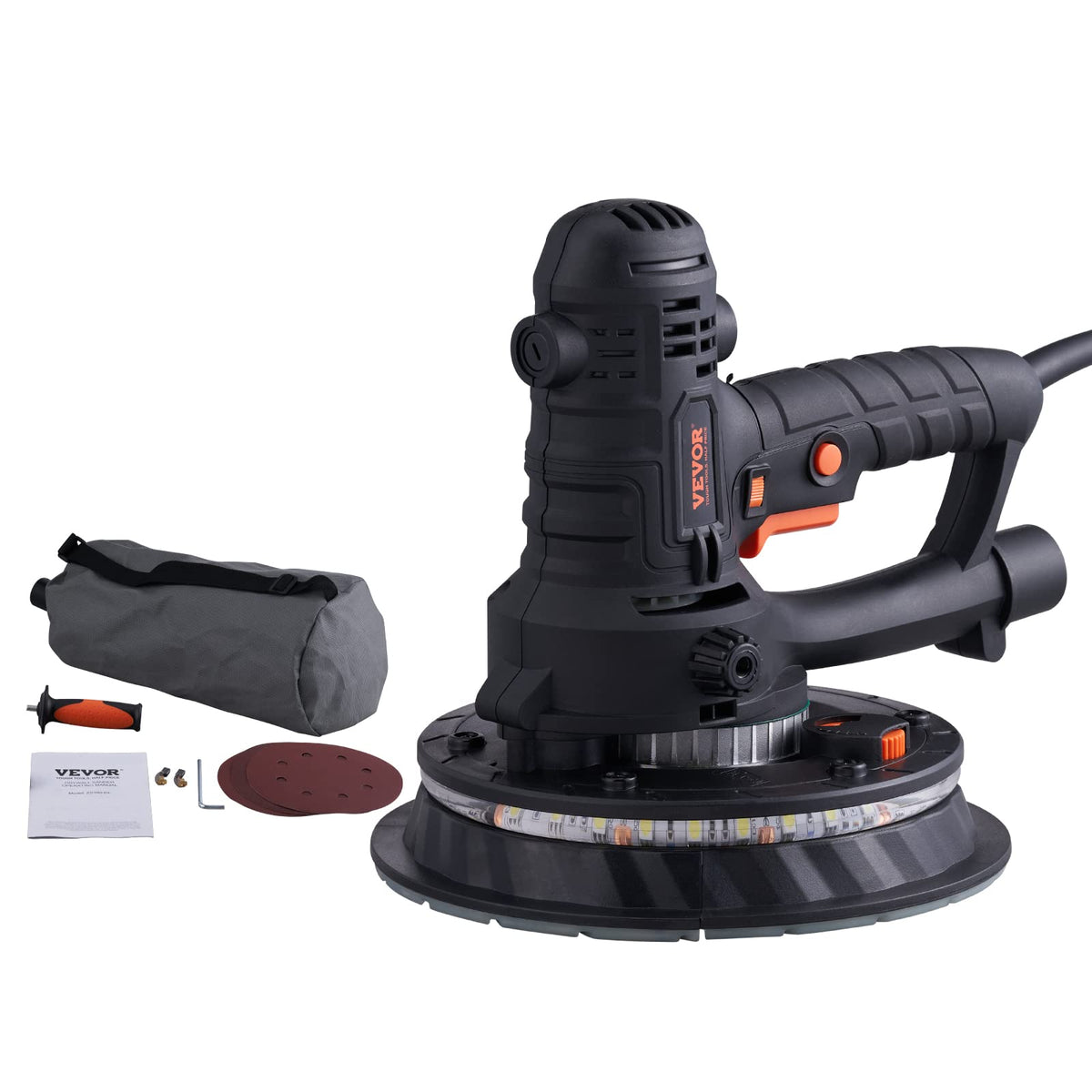 800W Electric Drywall Sander with 12 Sanding Discs I41226
