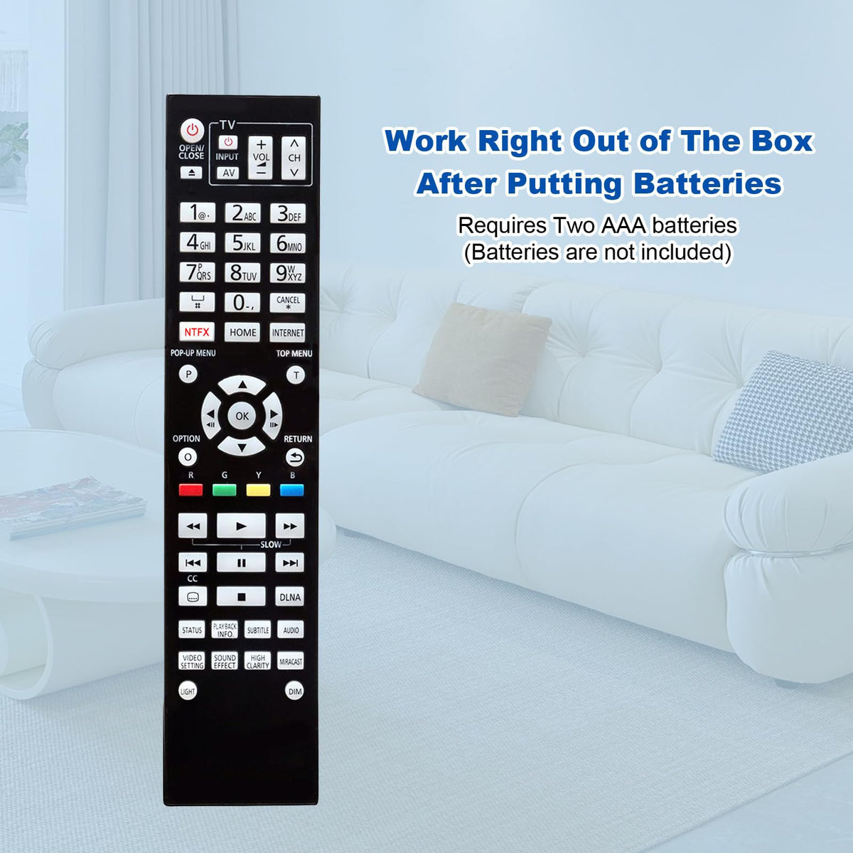 Backlight Remote Control Z661112