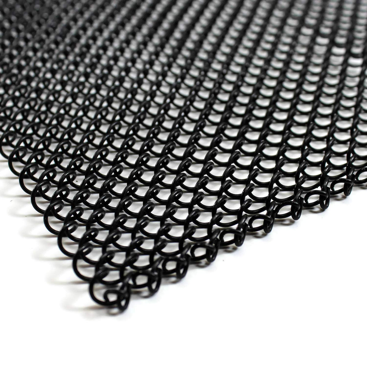 Black Fireplace Mesh Curtain J9390