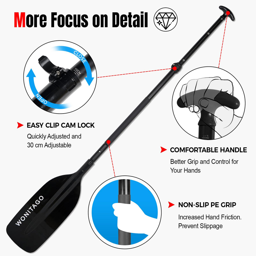 Adjustable Collapsible Boat Paddle Z37302