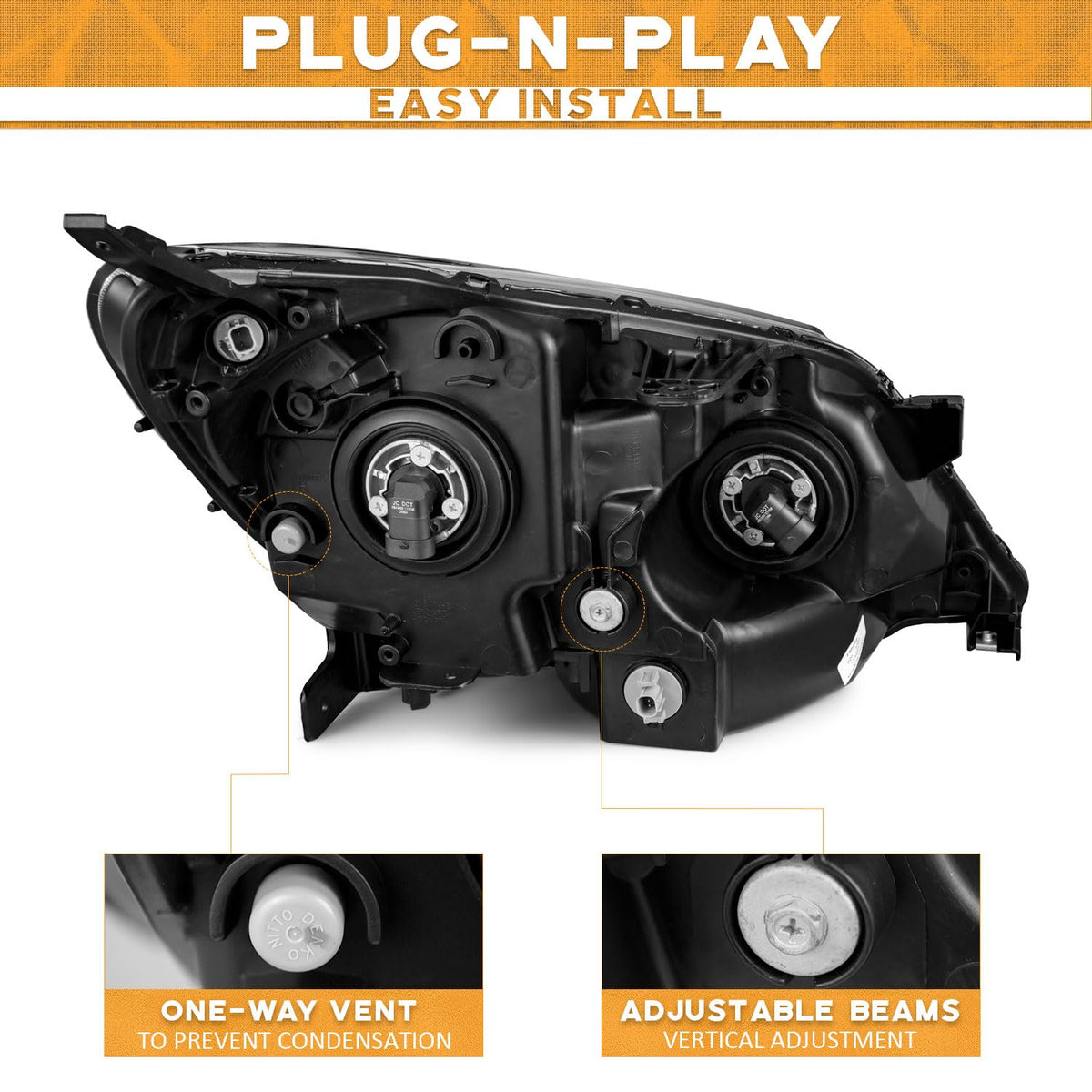 Headlights Assembly E6085