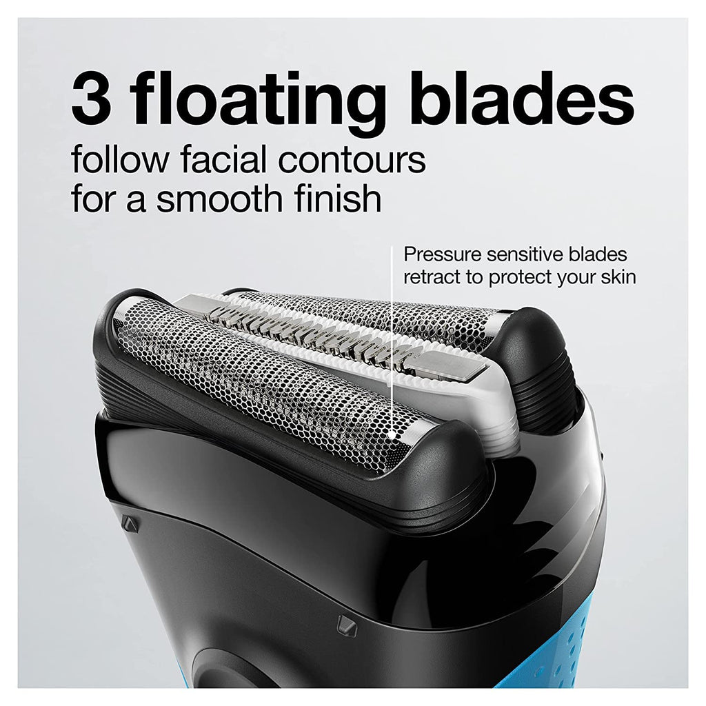 Electric Series 3 Wet & Dry Foil Shaver with Precision Trimmer D360879